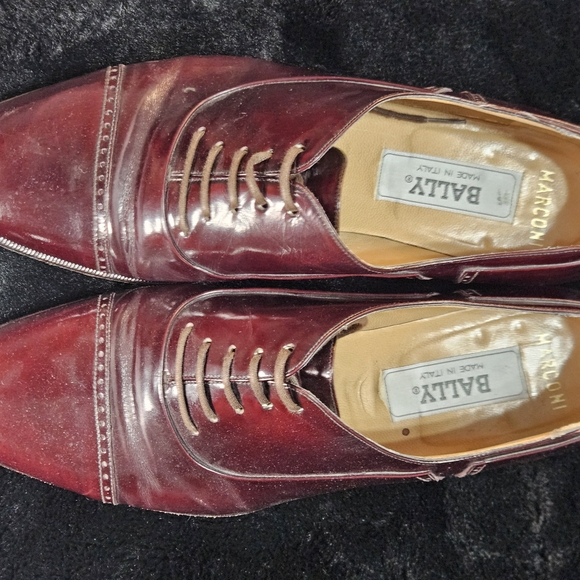 Ballys Cap Toe Oxfords Size 8.5 - Picture 3 of 3